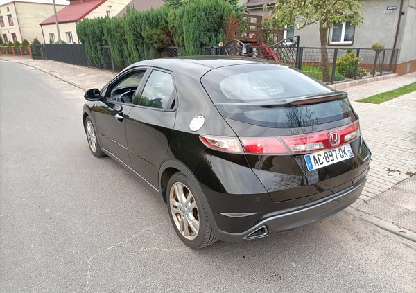 Honda Civic cena 17500 przebieg: 230000, rok produkcji 2009 z Tuliszków małe 46